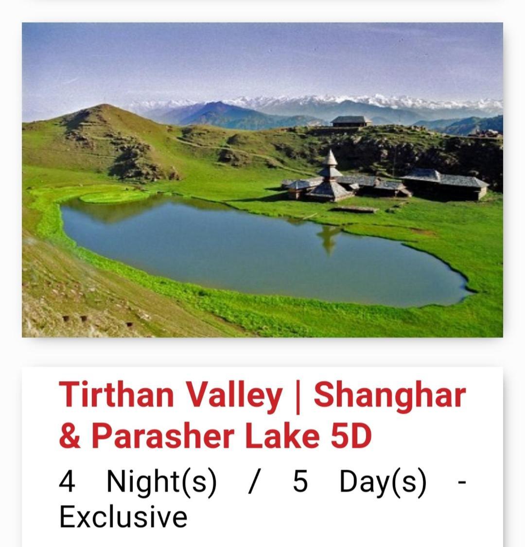 Tirthan Crest Homestay Banjār Esterno foto