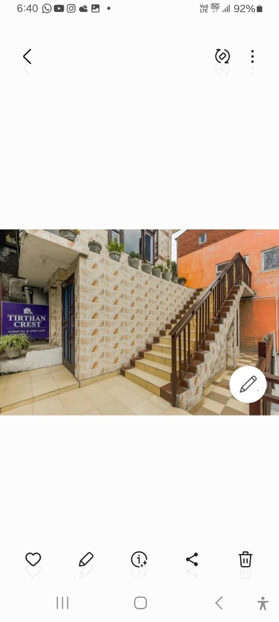 Tirthan Crest Homestay Banjār Esterno foto